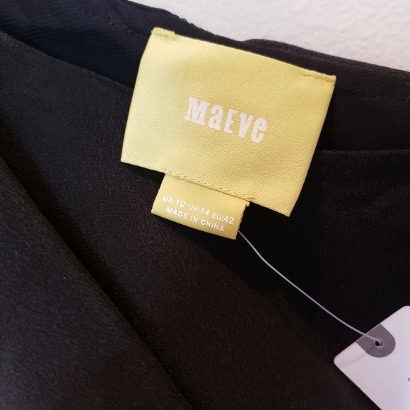 MAEVE| Silk One Shoulder Ruffle Top  - Picture 5 of 5